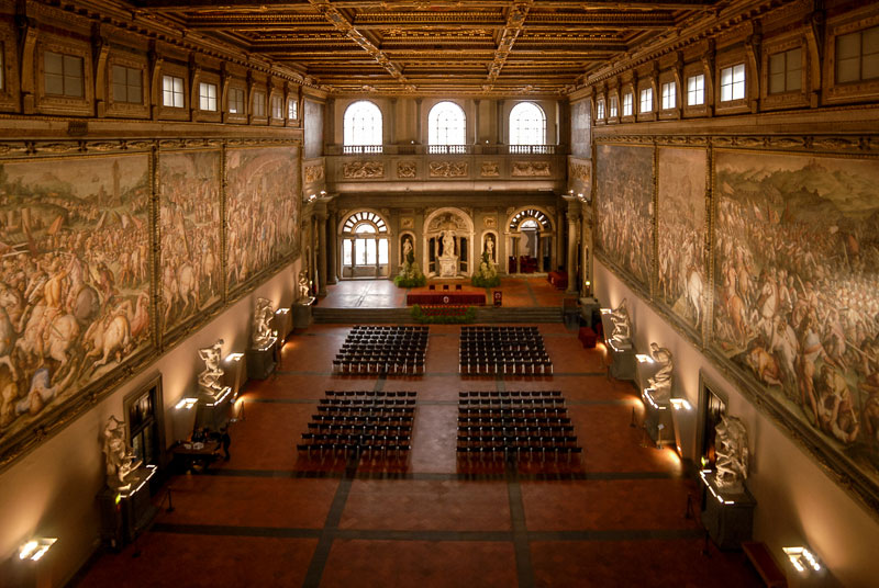 Palazzo Vecchio, salone del cinquecento